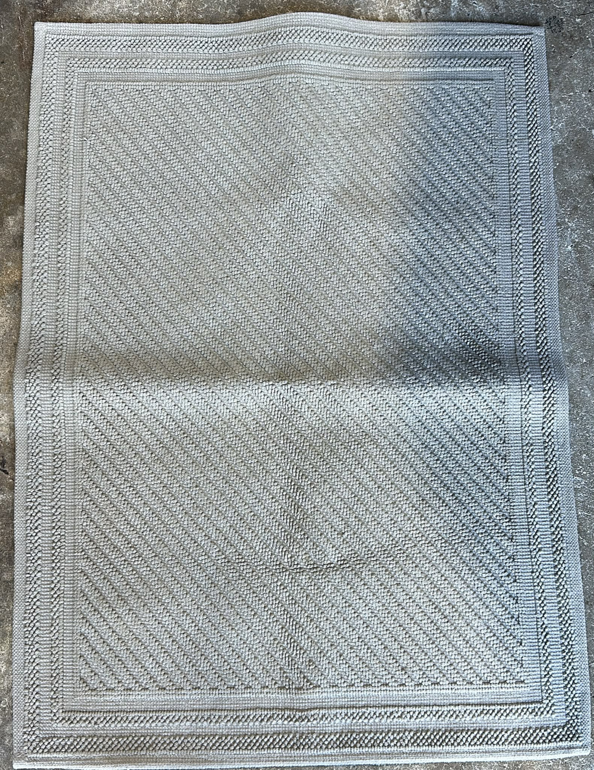 Riviera Home Cotton Woven Bath Mat