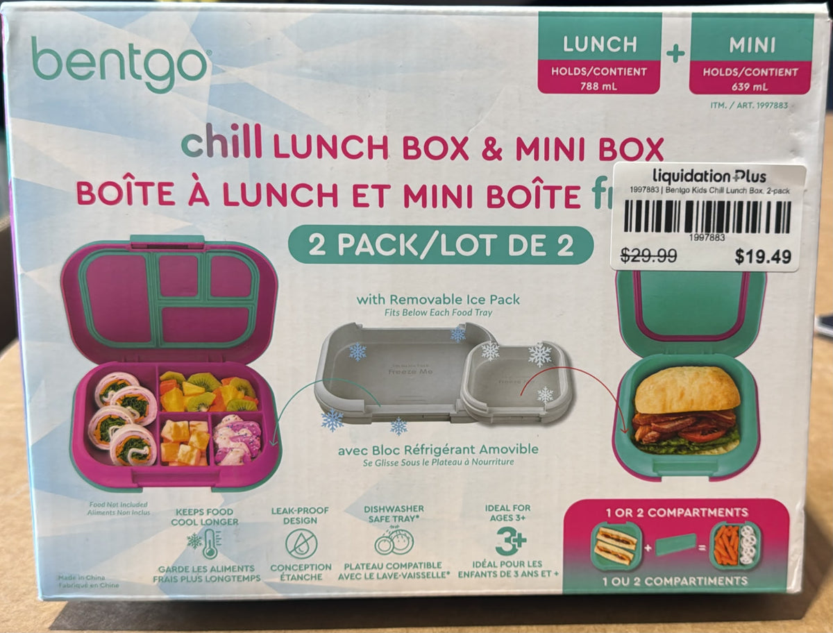 Bentgo Kids Chill Lunch Box, 2-pack