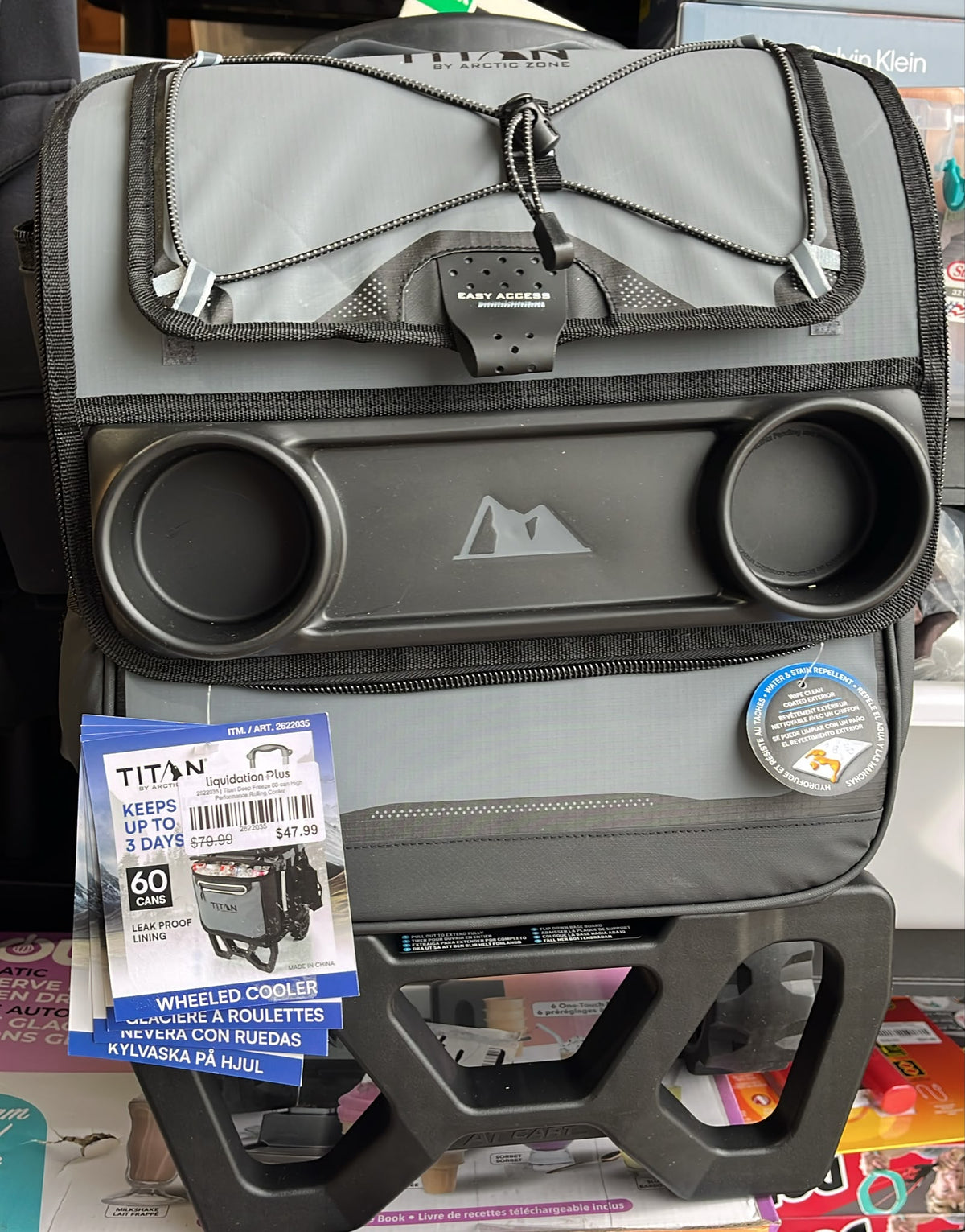 Titan Deep Freeze 60-can High Performance Rolling Cooler