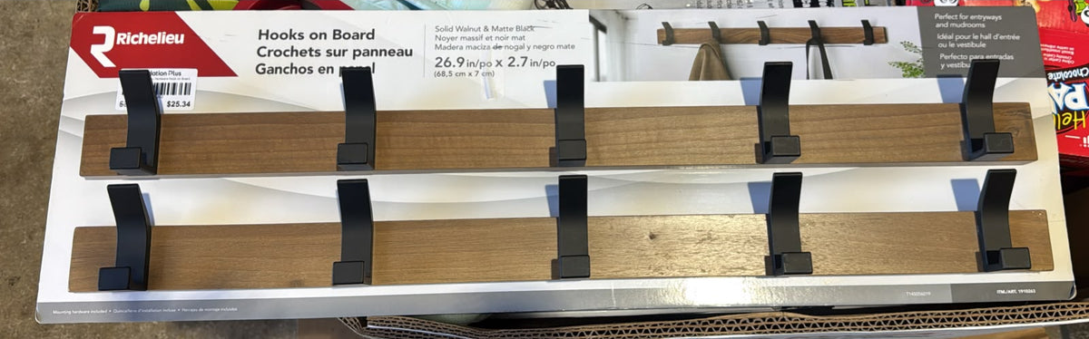 Richelieu Hardware Hook on Board
