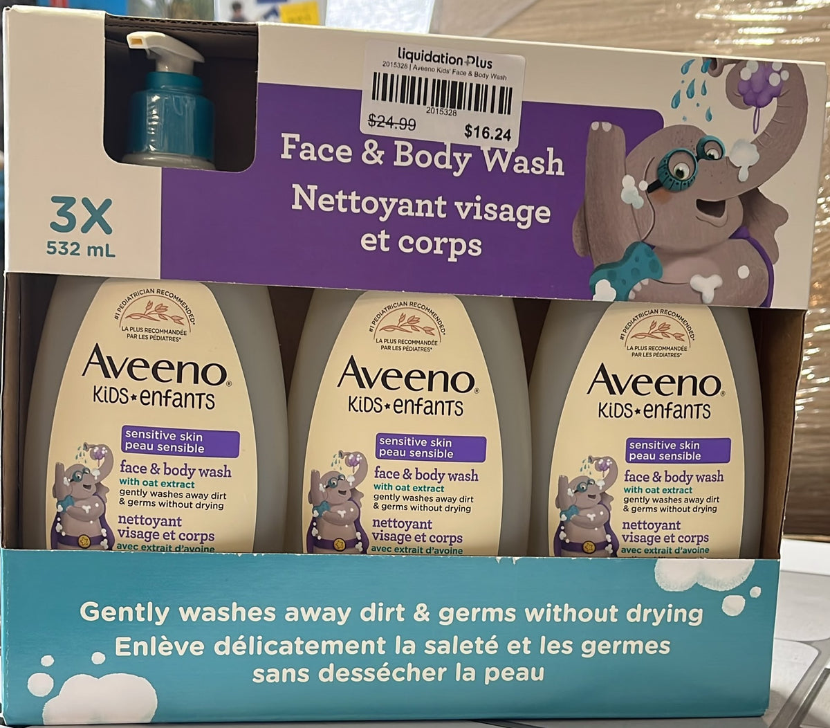 Aveeno Kids' Face & Body Wash