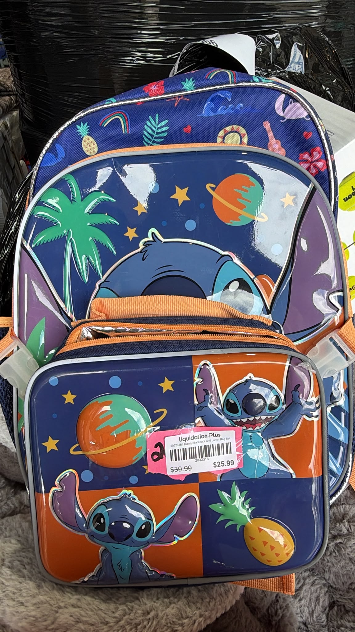 Disney Backpack and Lunch Bag Set
