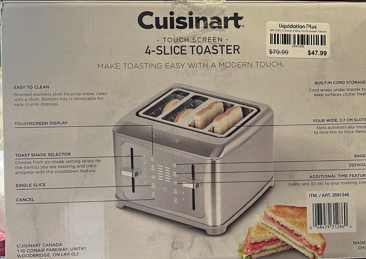 Cuisinart 4 Slice Touch Screen Toaster