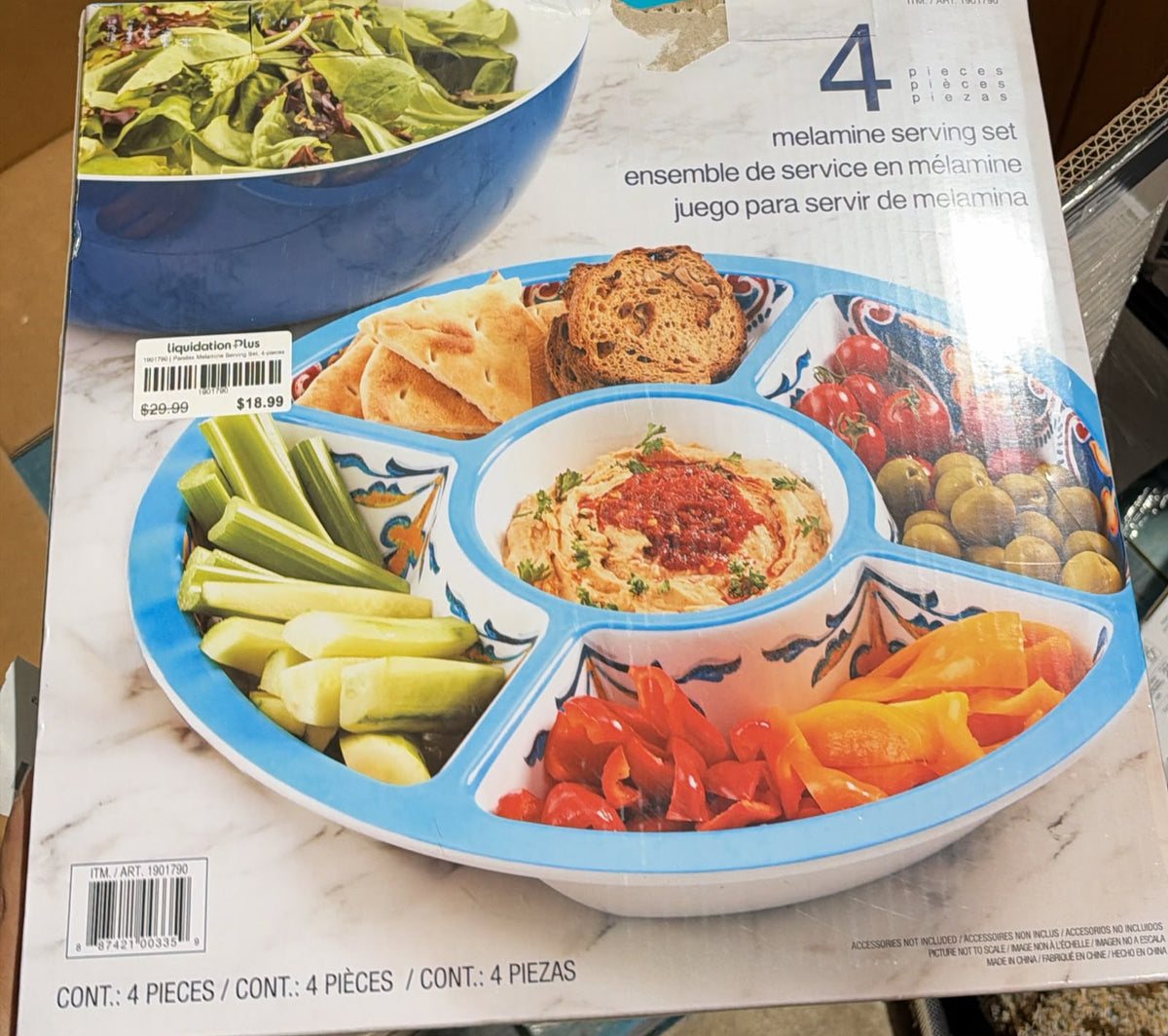 Pandex Melamine Serving Set, 4-pieces