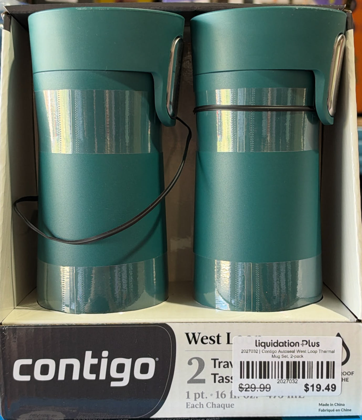Contigo West Loop 16 oz Stainless Steel Travel Mug