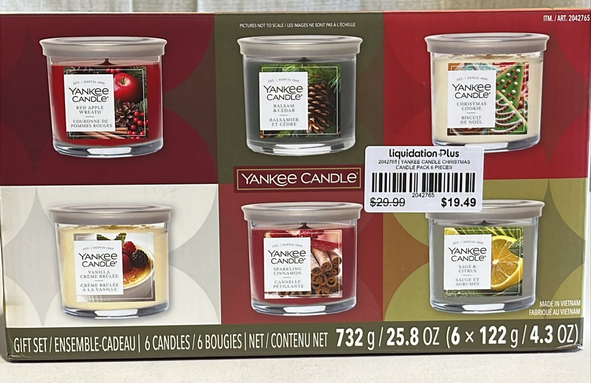 Yankee Candle Small Tumbler Candle Set, 6-pieces