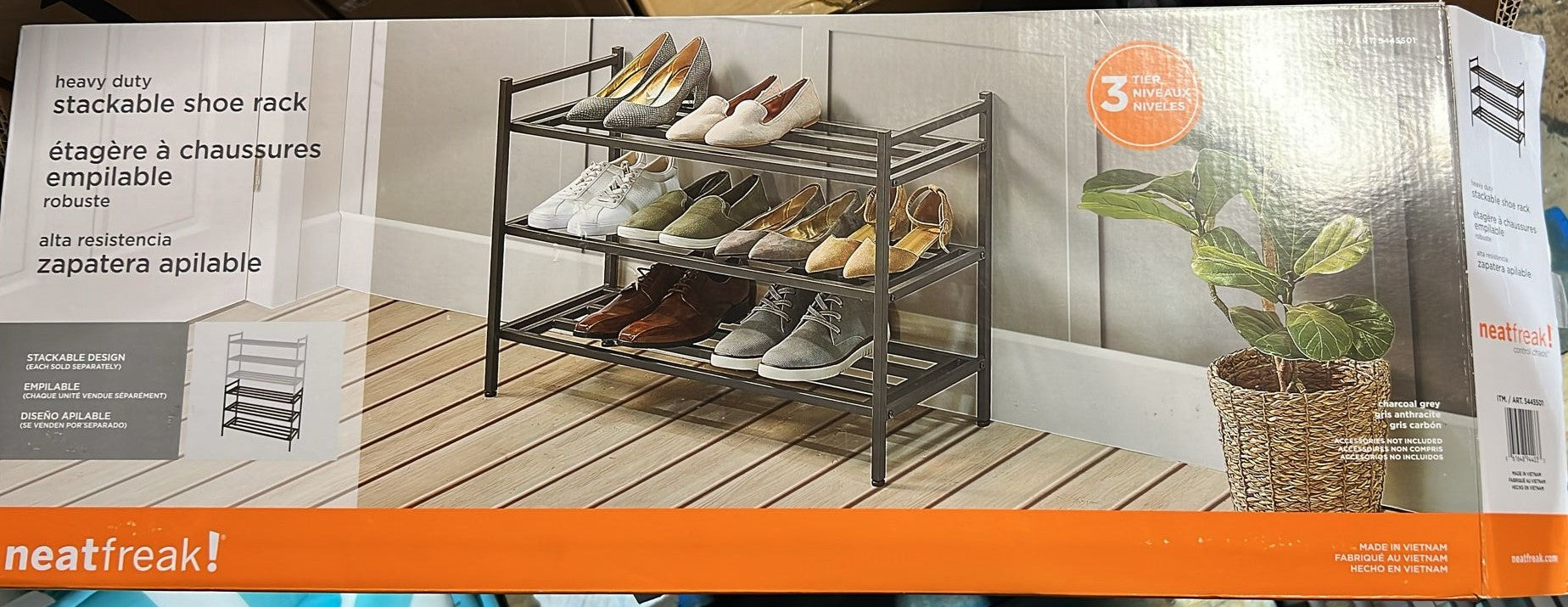 Neatfreak 3-tier Shoe Rack