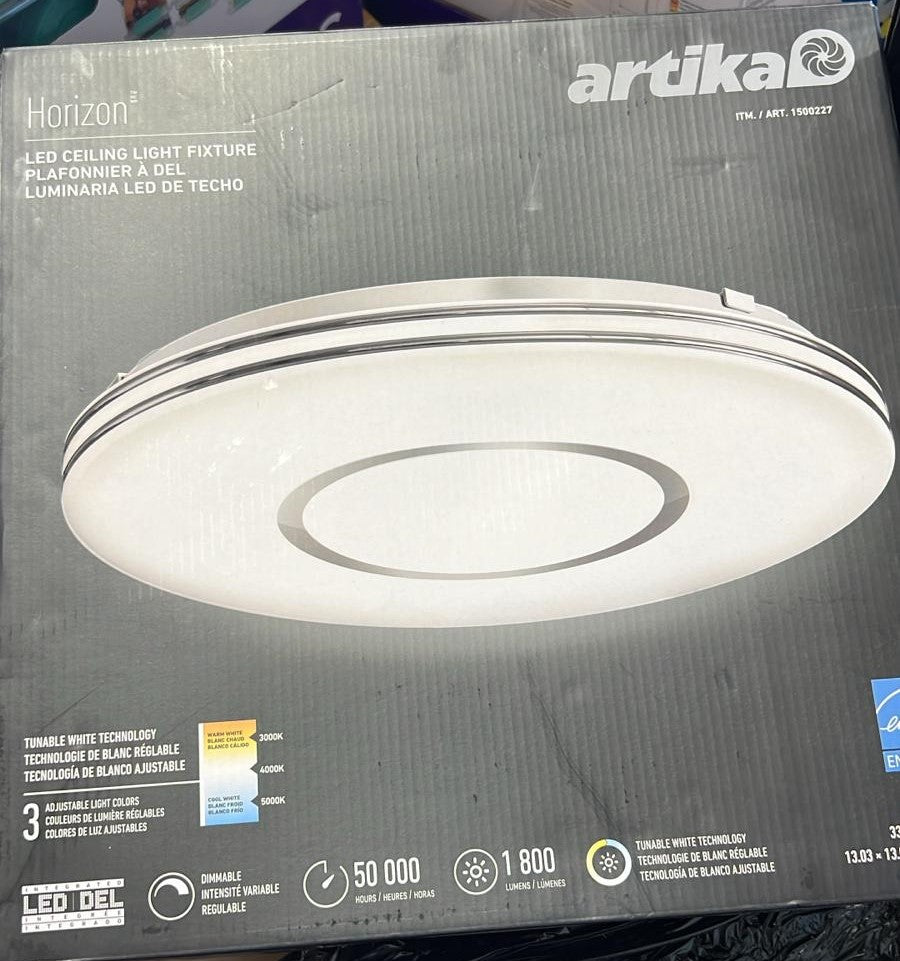 Artika Horizon Flush Mount With Variable Color Technology