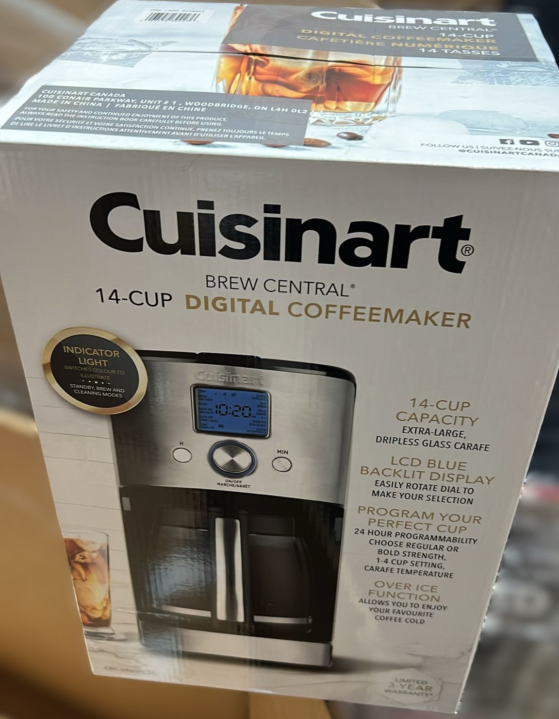 Cuisinart Brew Central 14 Cup Digital Coffeemaker