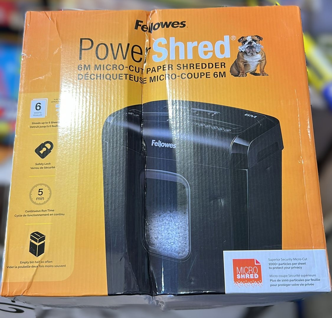 Fellowes Microshred 6M Micro-cut Shredder