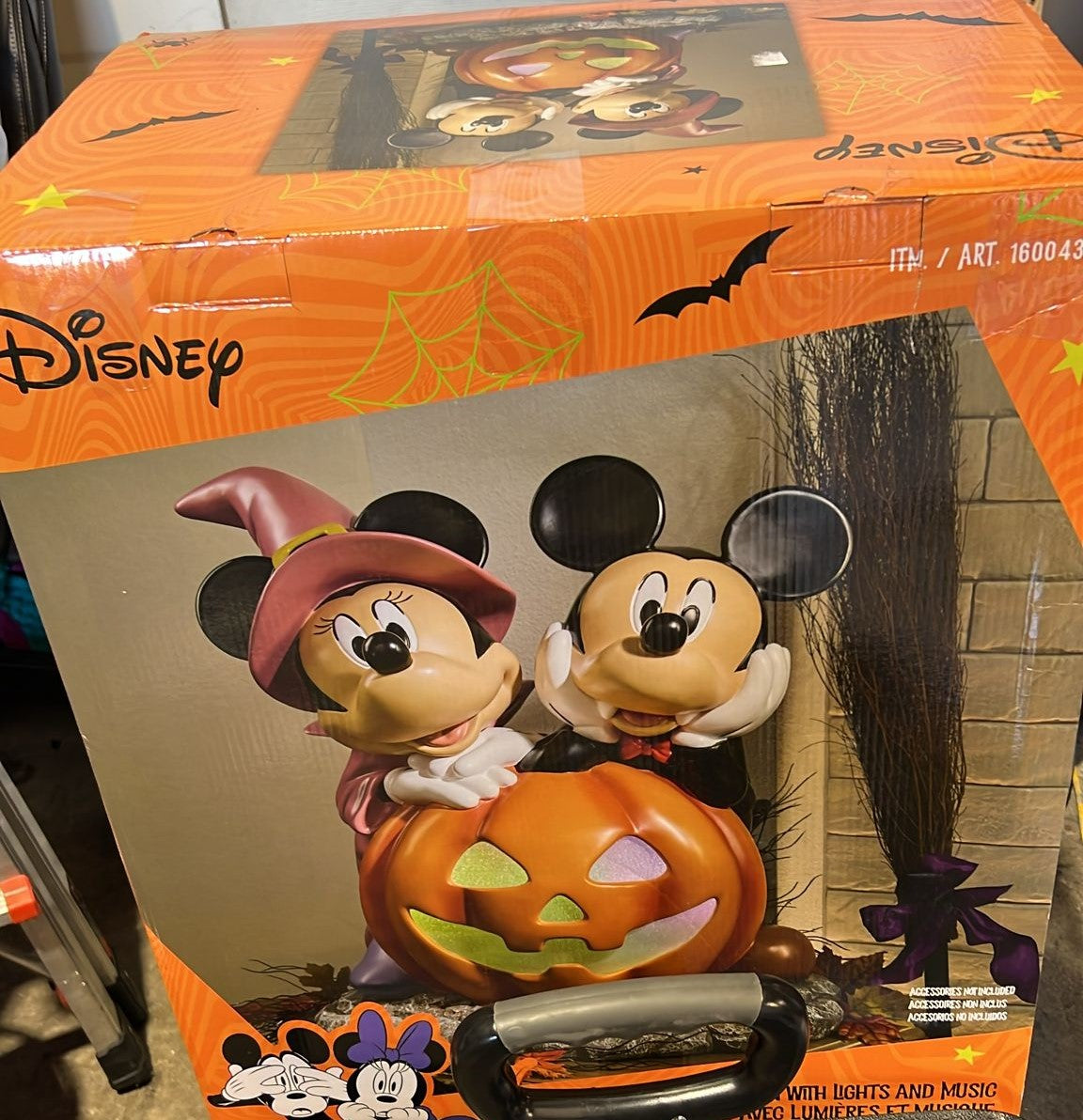 Disney Halloween Pumpkin with Lights and Music