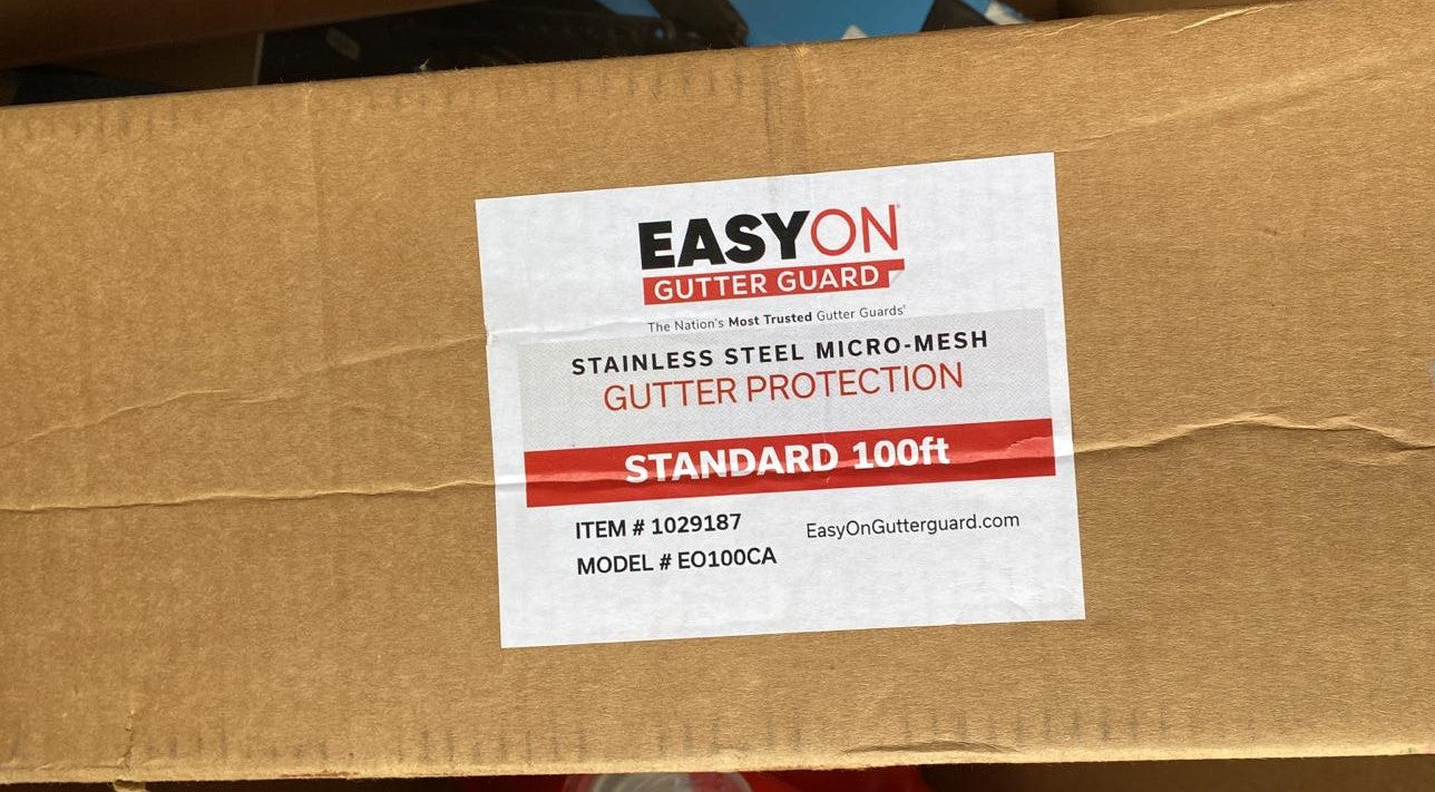 EasyOn Gutter Guard Gutter System, Length: 30.48 m (100 ft.)