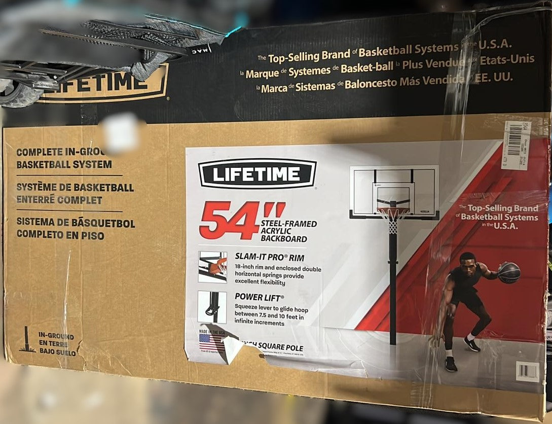 Lifetime 137 cm (54-in.) In-ground Basketball System