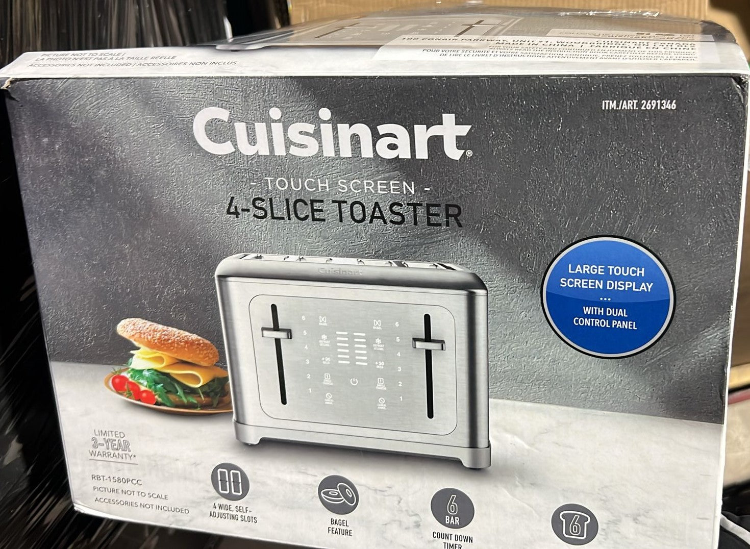 Cuisinart 4 Slice Touch Screen Toaster