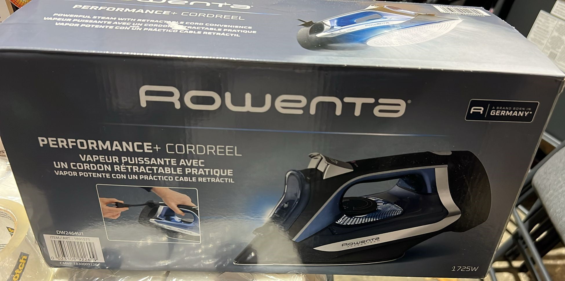 Rowenta Access Steam Retractable Cord Iron