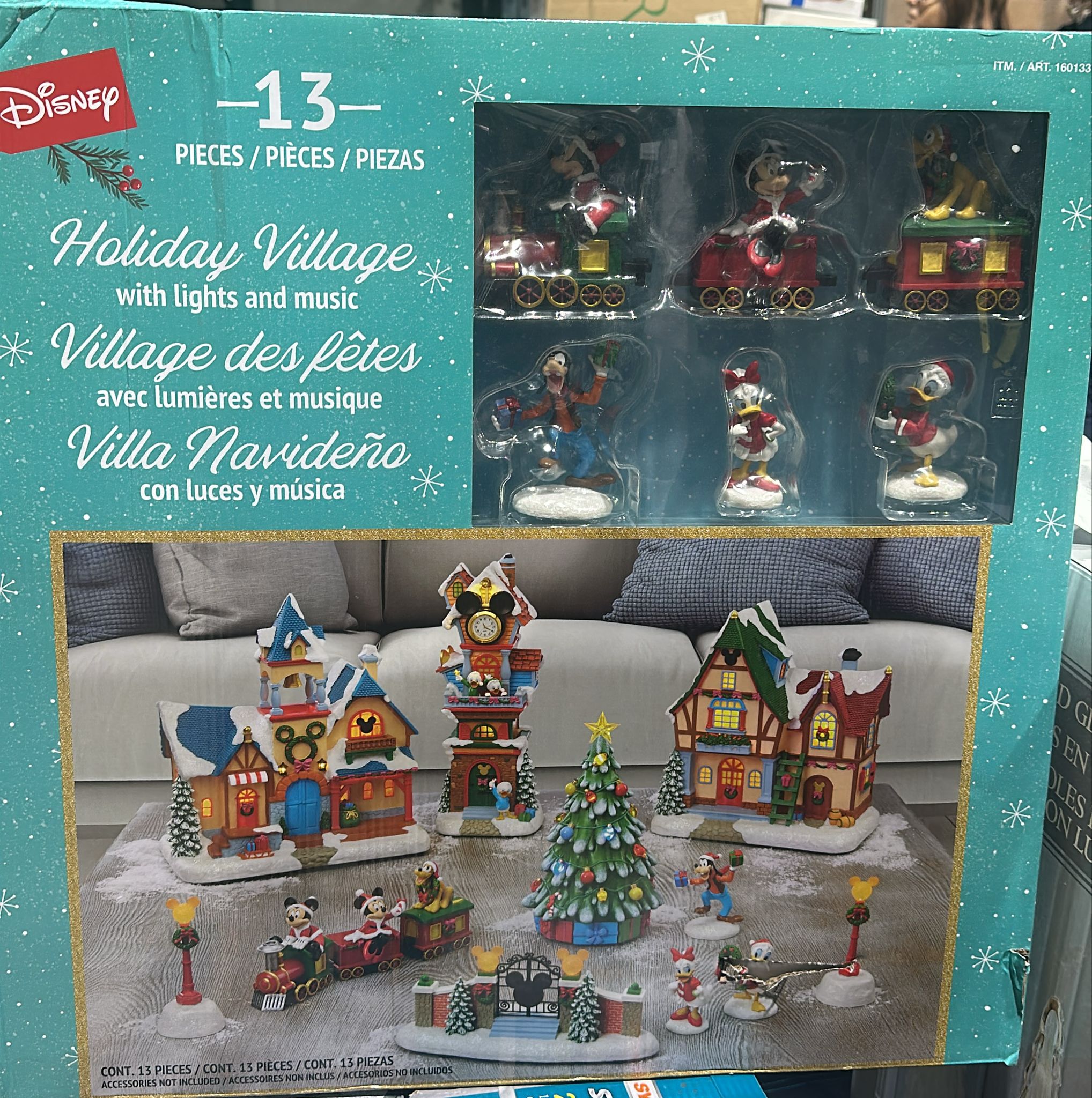 Disney Holiday Village with Lights and Music