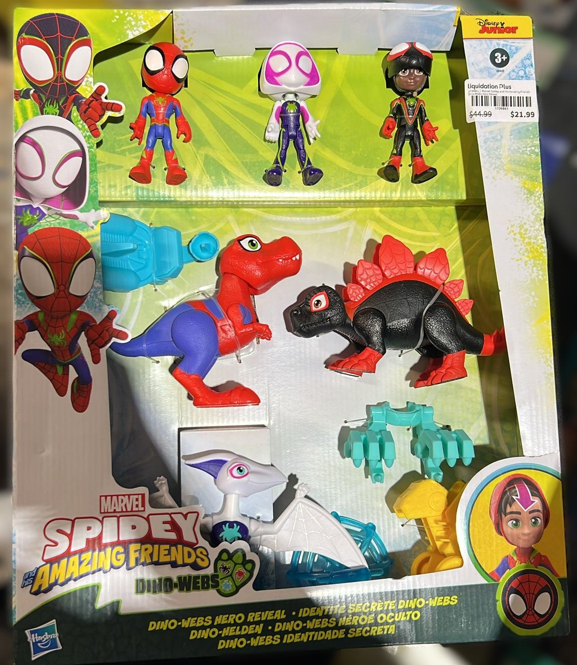 Marvel Spidey and His Amazing Friends Dino-Webs Hero Reveal