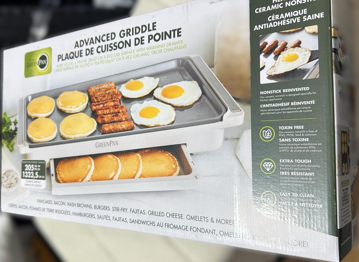 GreenPan Advanced Griddle and Warming Tray