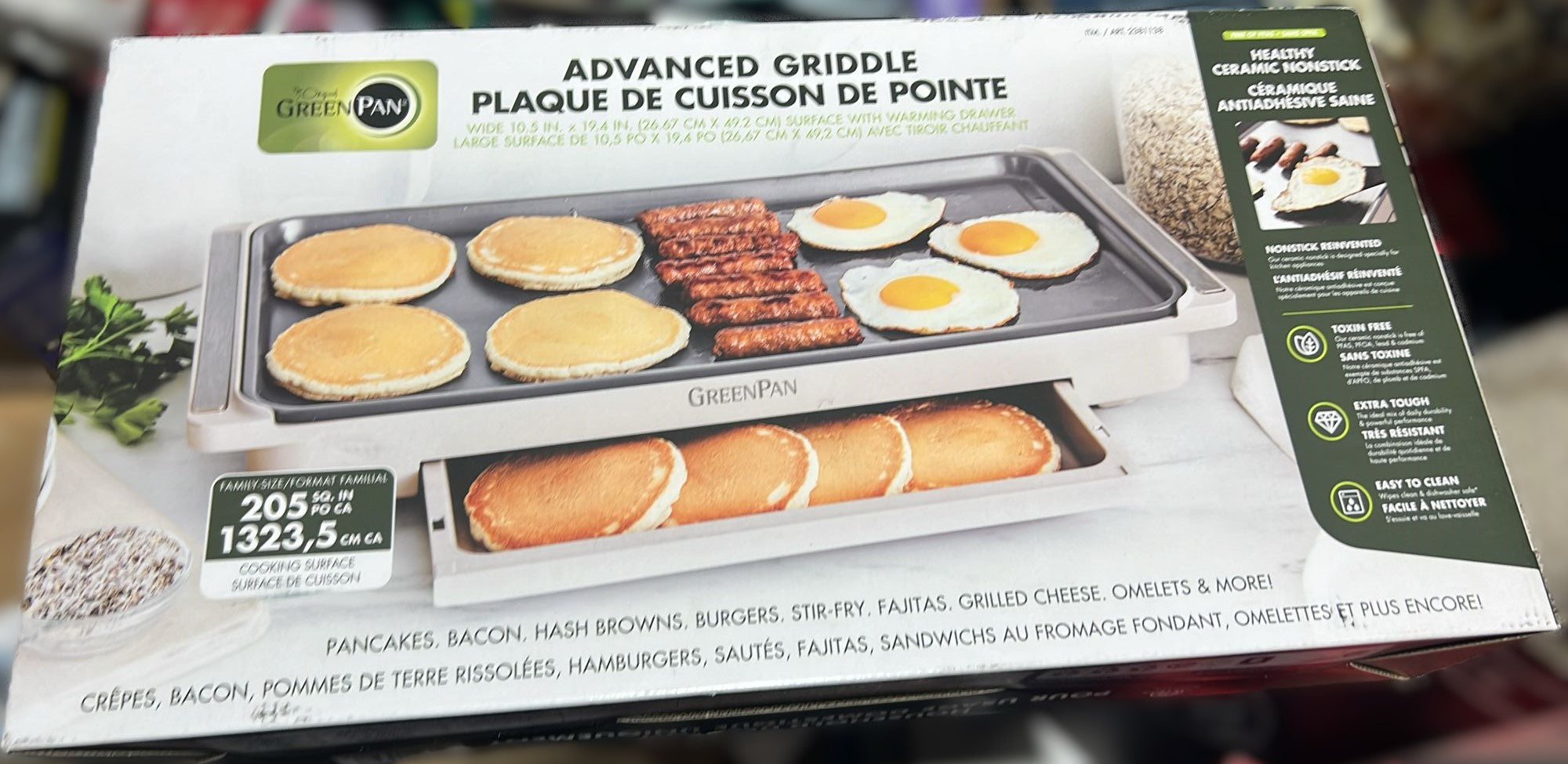 GreenPan Advanced Griddle and Warming Tray