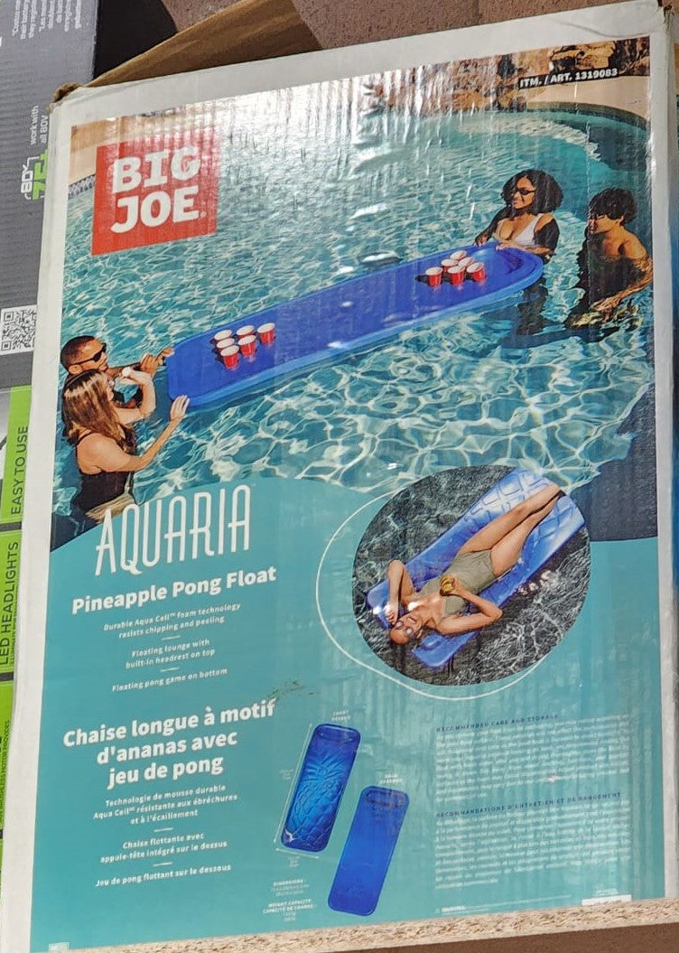 BIG JOE REVERSABLE POOL FLOAT 190.5CM X 71CM X 6.3 CM