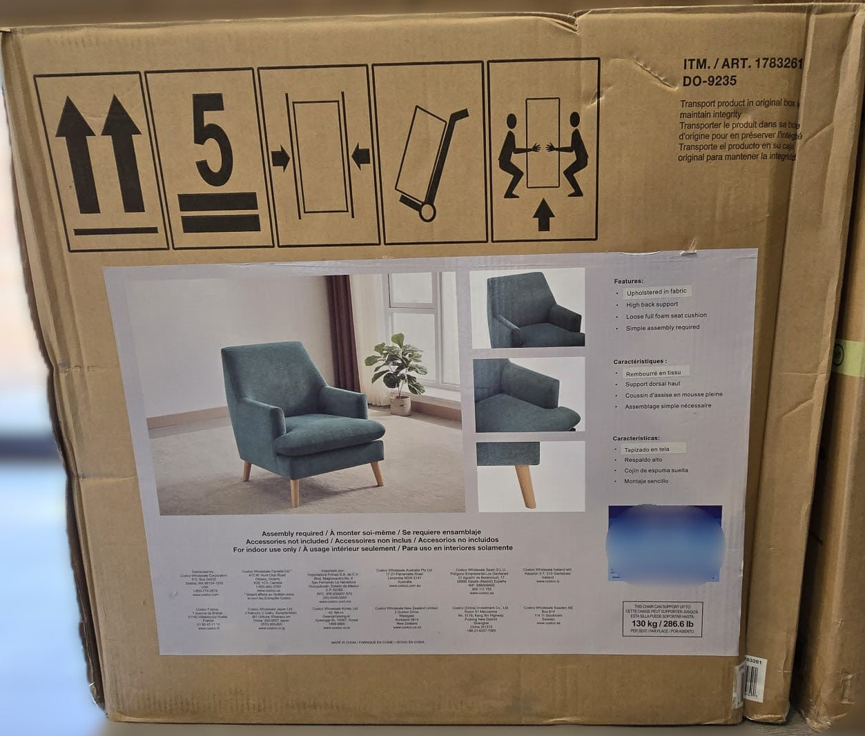 Jesse Fabric Accent Chair