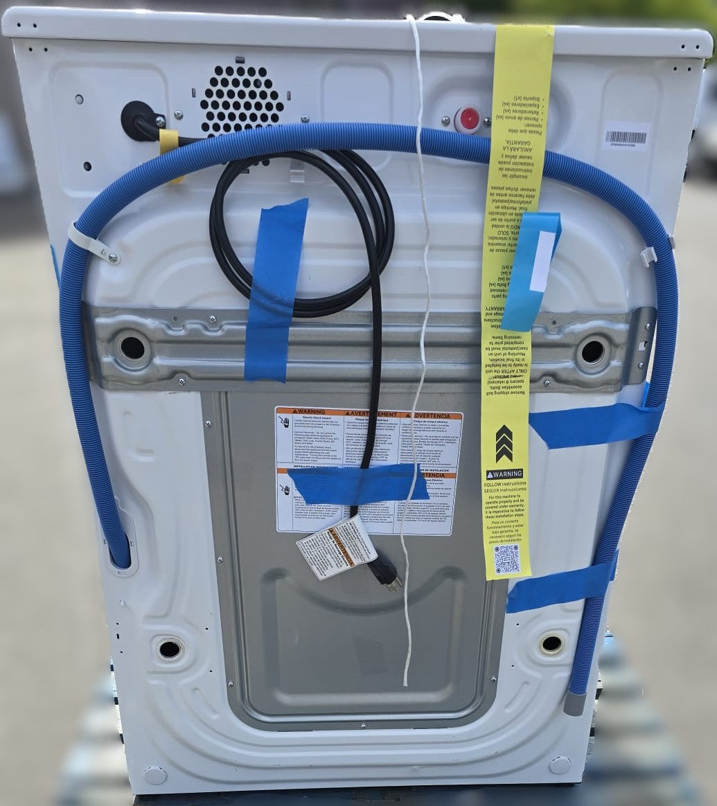 GE 5.5 cu ft. IEC Sapphire Blue Front Load Washer