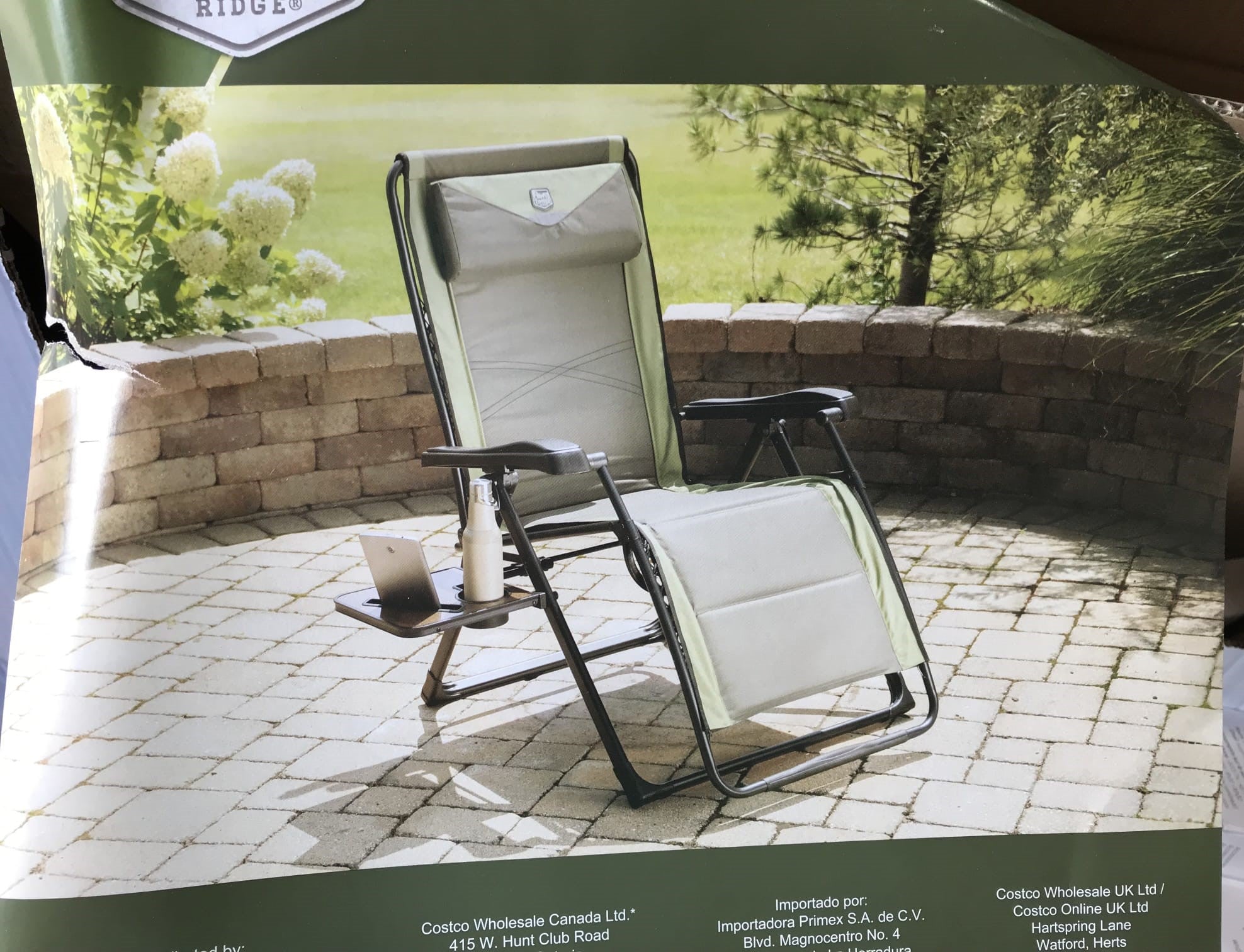 Timber Ridge Zero Gravity Lounger