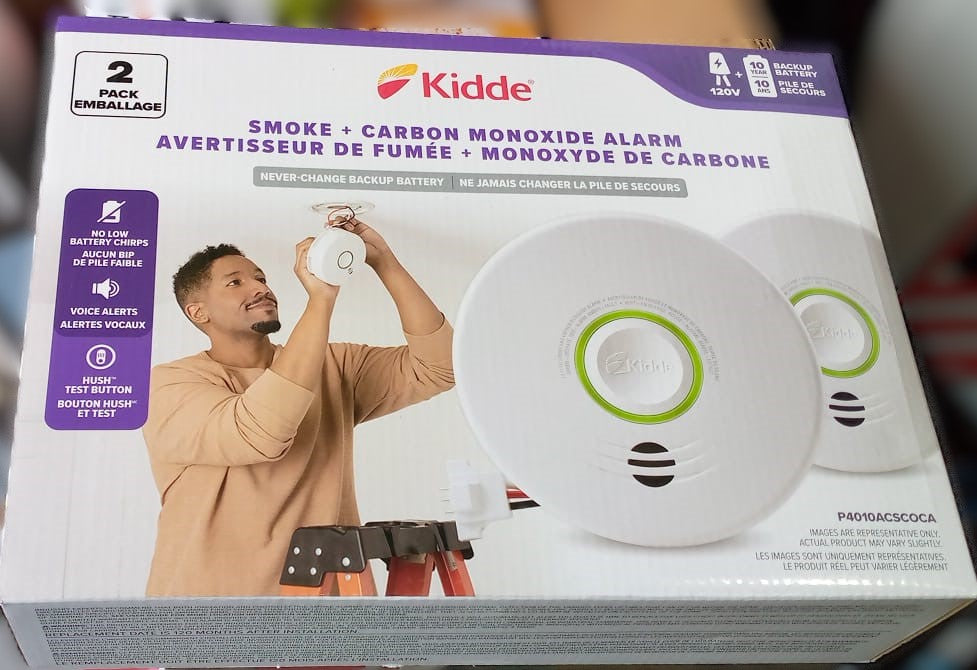 Kidde 120V AC Hardwired Talking Smoke/Carbon Monoxide Alarm w/10-Yr Battery Backup