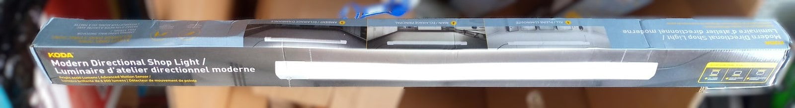KODA 6000 LM Modern Directional Shop Light with Motion Sensor