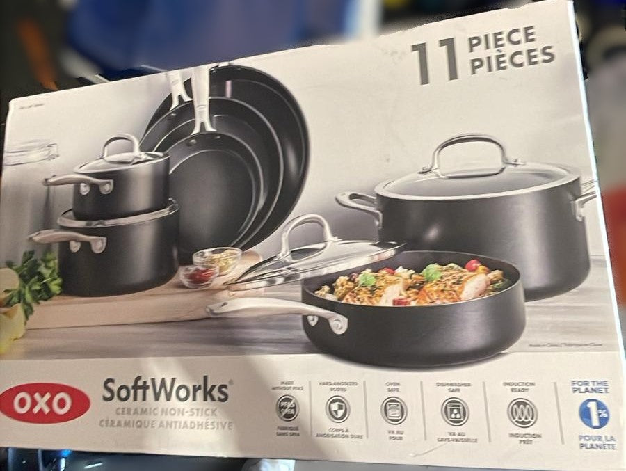 OXO Softworks Non-Stick Cookware Set, 11-pieces