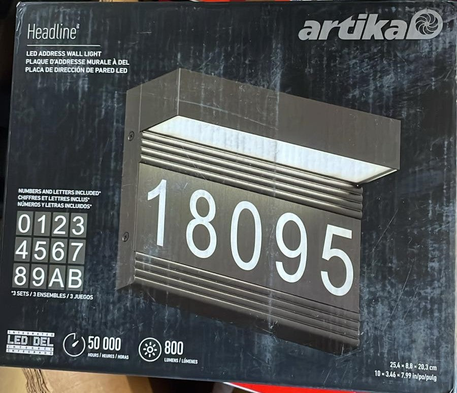 Artika Headline LED Address Sign