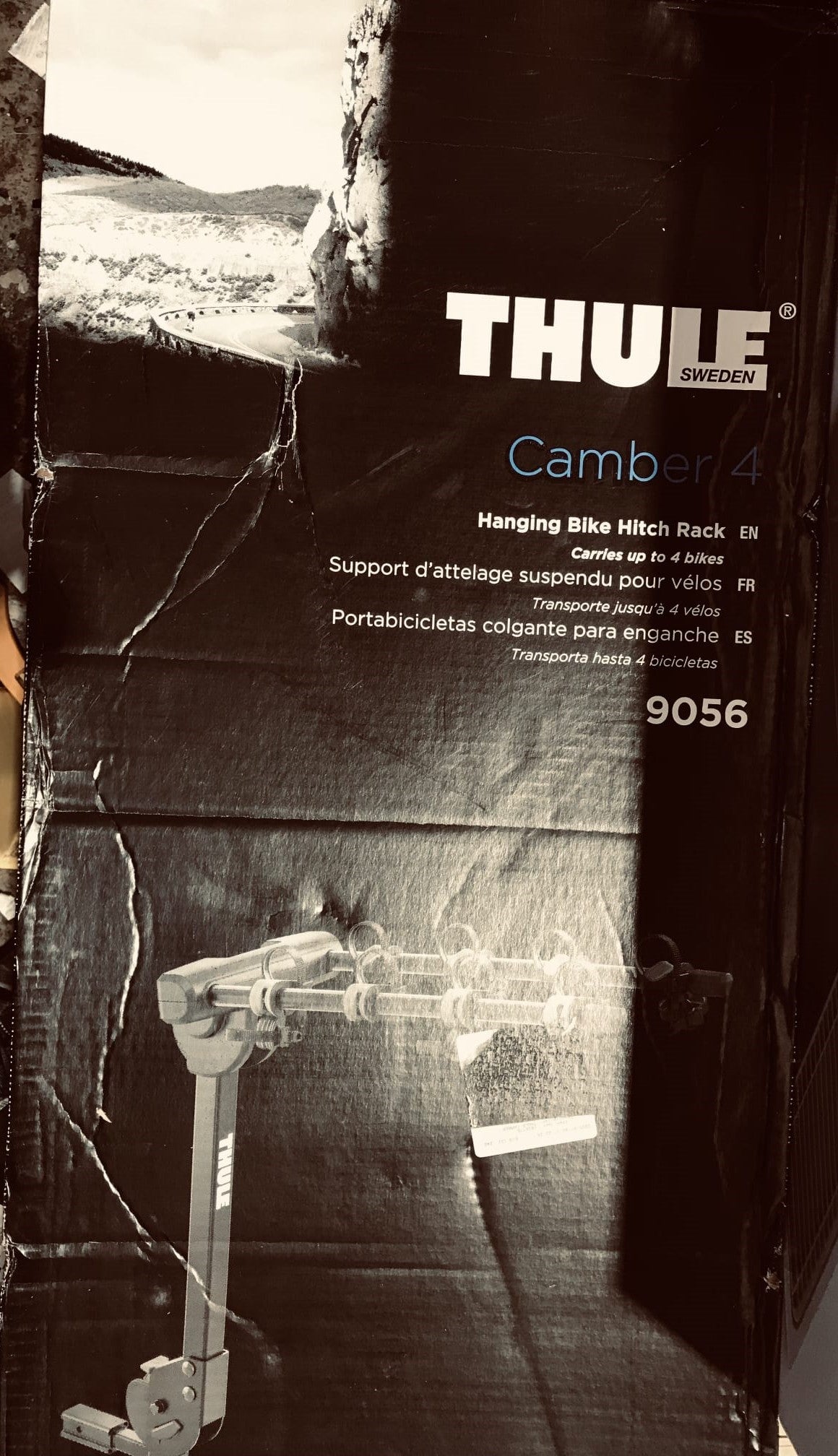 Thule Camber 4-Bike Hitch Bike Rack, Black