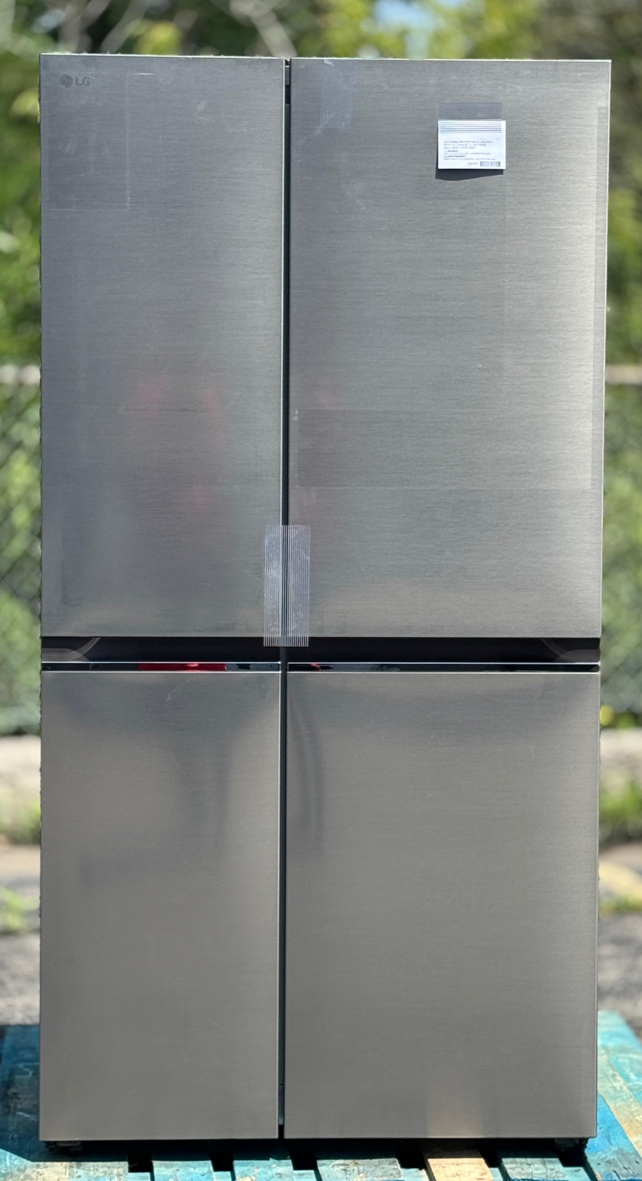 LG 36 in. 23 cu. ft. Counter Depth Side by Side Refrigerator with Door Cooling+