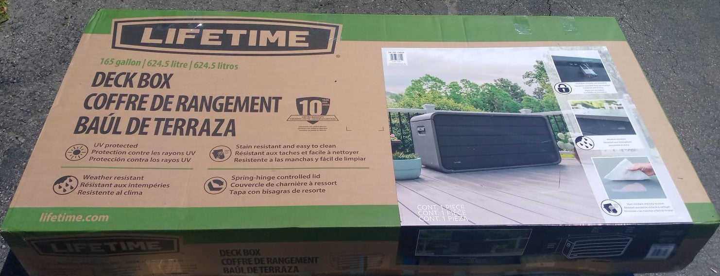 Lifetime Modern Storage Deck Box 165G