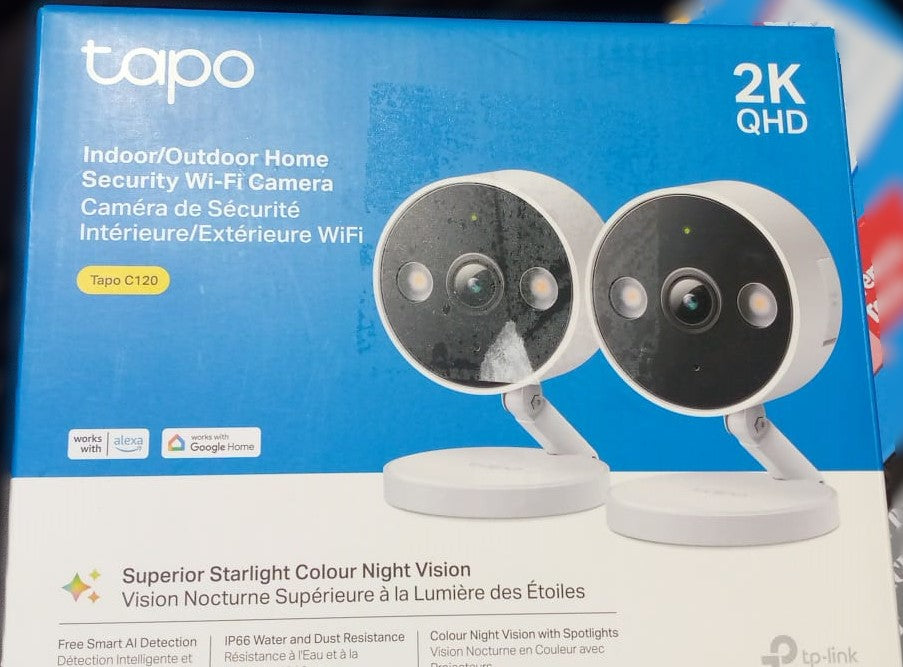 TP-Link Tapo C120 Indoor/Outdoor Wi-Fi Home Security Camera