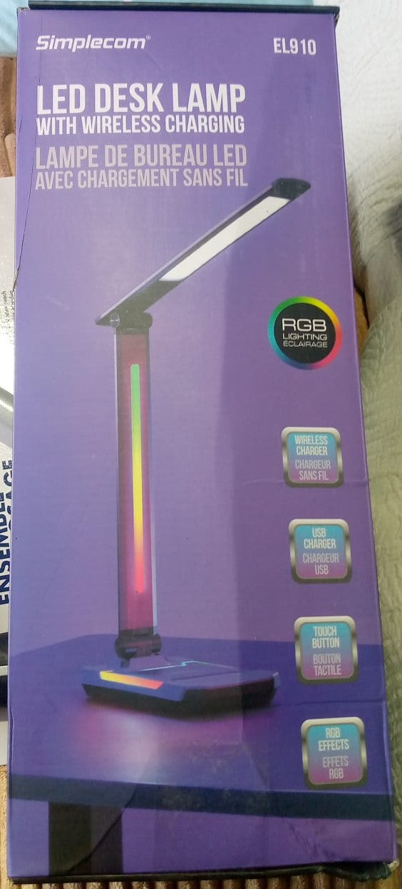 LED Desk Lamp With Wireless Charging
