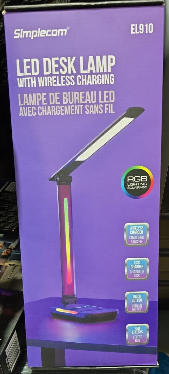 LED Desk Lamp With Wireless Charging