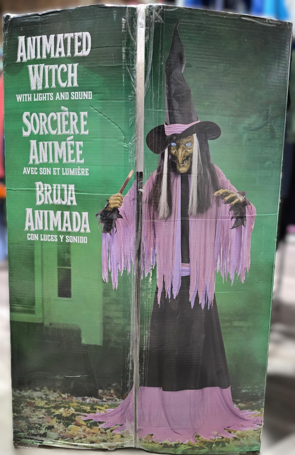 Halloween Animated Witch 3.3 m (10.8 ft)