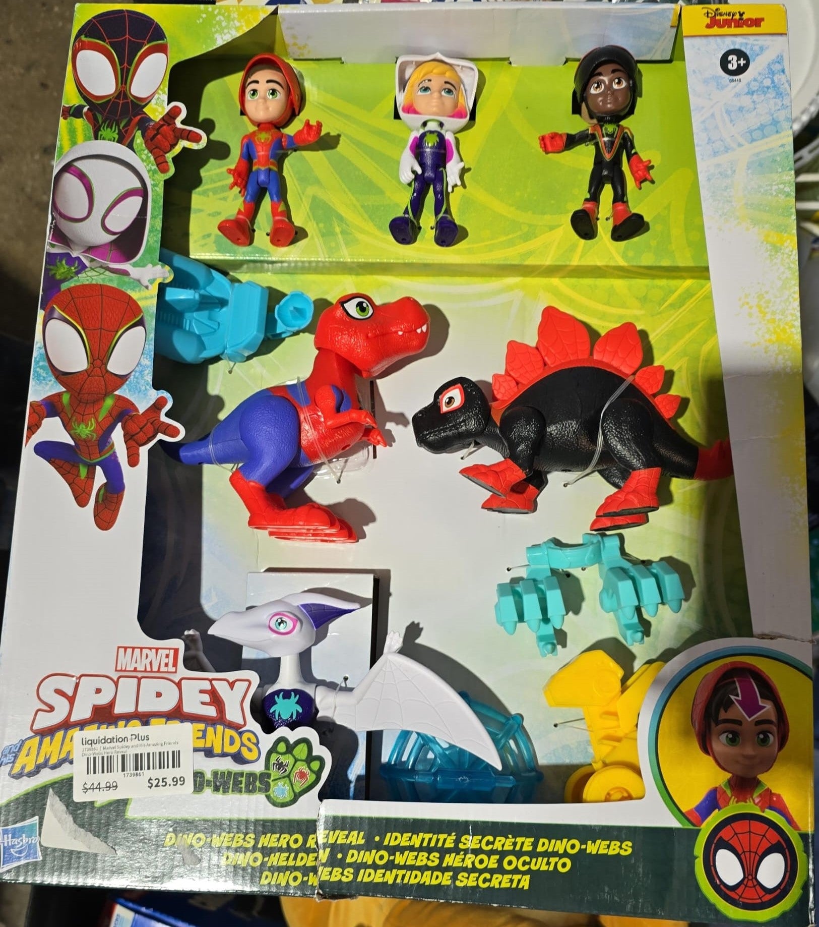 Marvel Spidey and His Amazing Friends Dino-Webs Hero Reveal