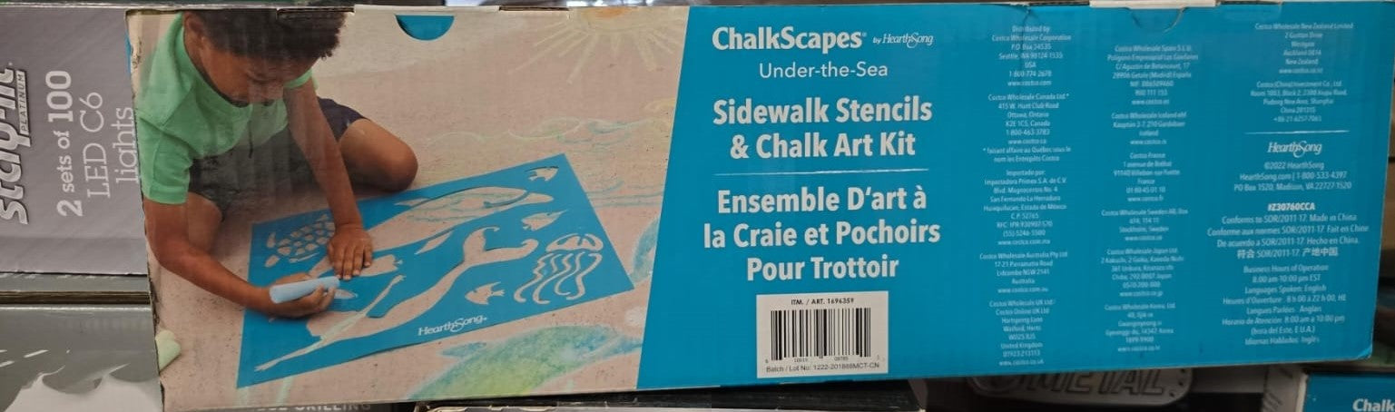 CHALKSCAPES CHALK STENCILING KIT 36 PCS