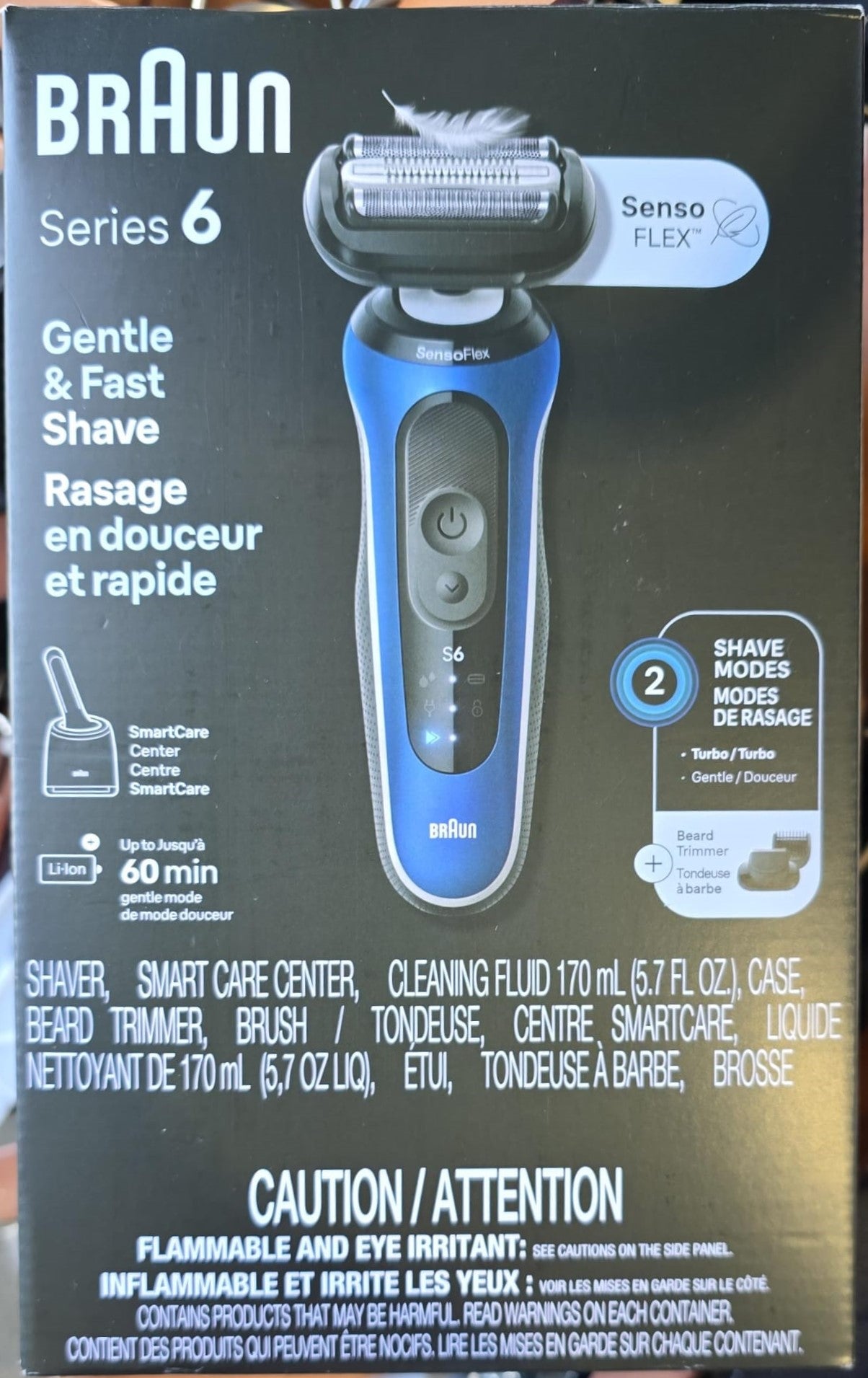Braun Series 6 6175cc Electric Shaver with Beard Trimmer, SmartCare Center