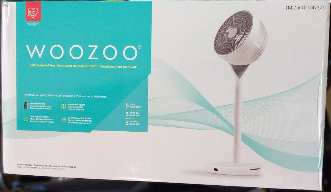 Woozoo 360° Pedestal Air Circulator