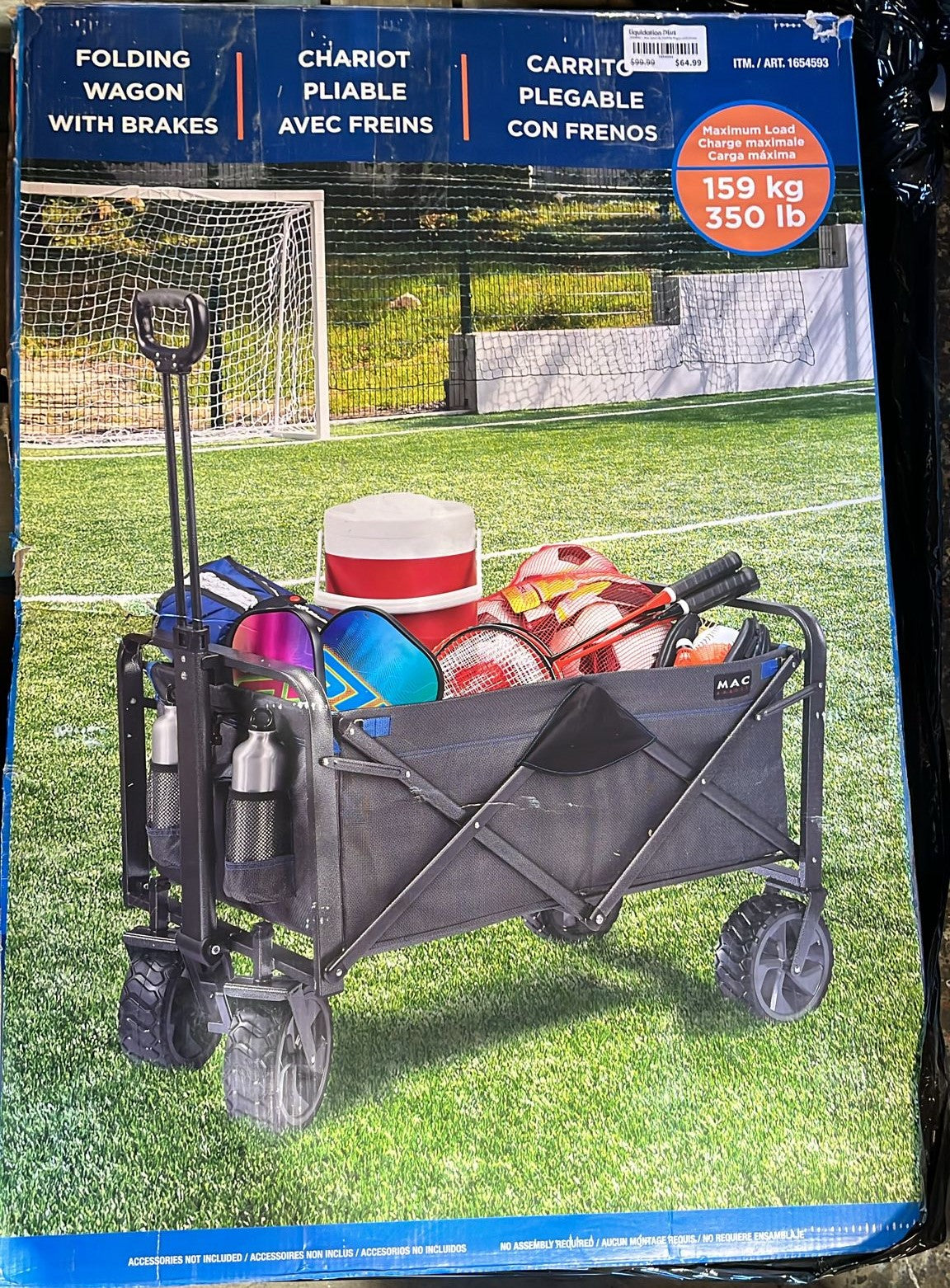 Mac Sport XL Folding Wagon with Brake