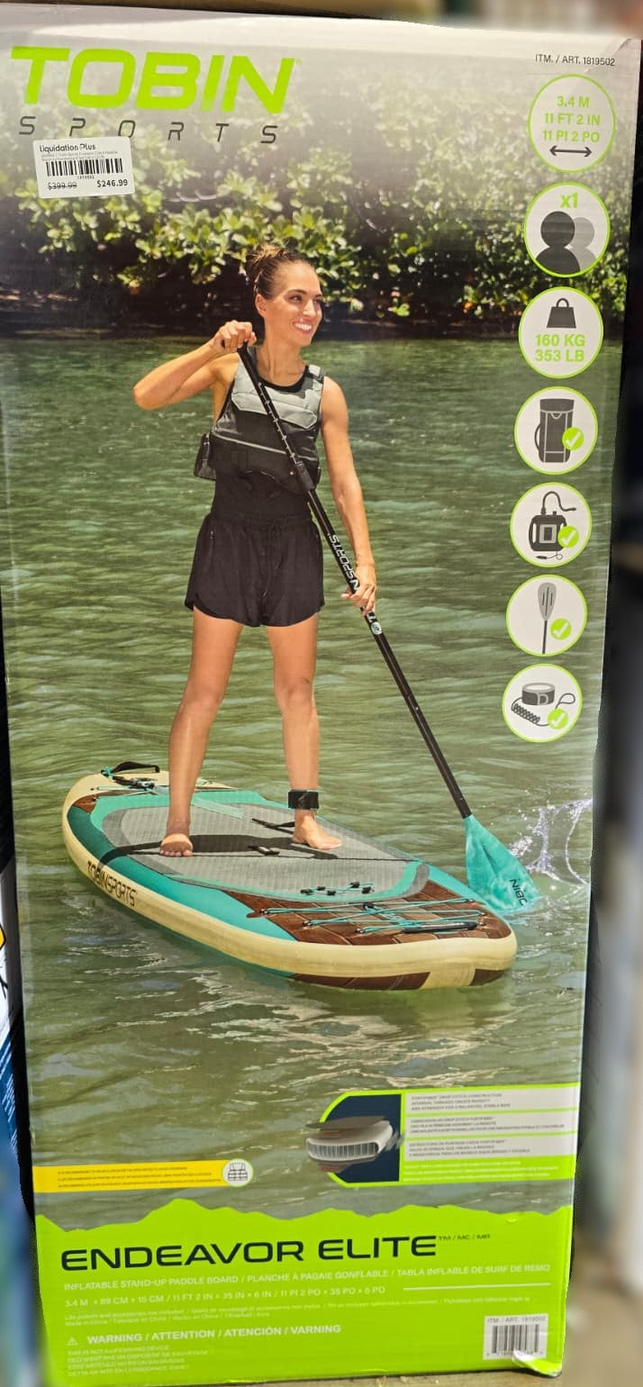 Tobin Sports Endeavor Elite Inflatable Stand-Up Paddleboard Set 3.40 m (11 ft)
