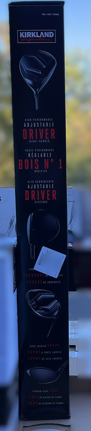 Kirkland Signature Adjustable Driver, Flex: Regular (R)