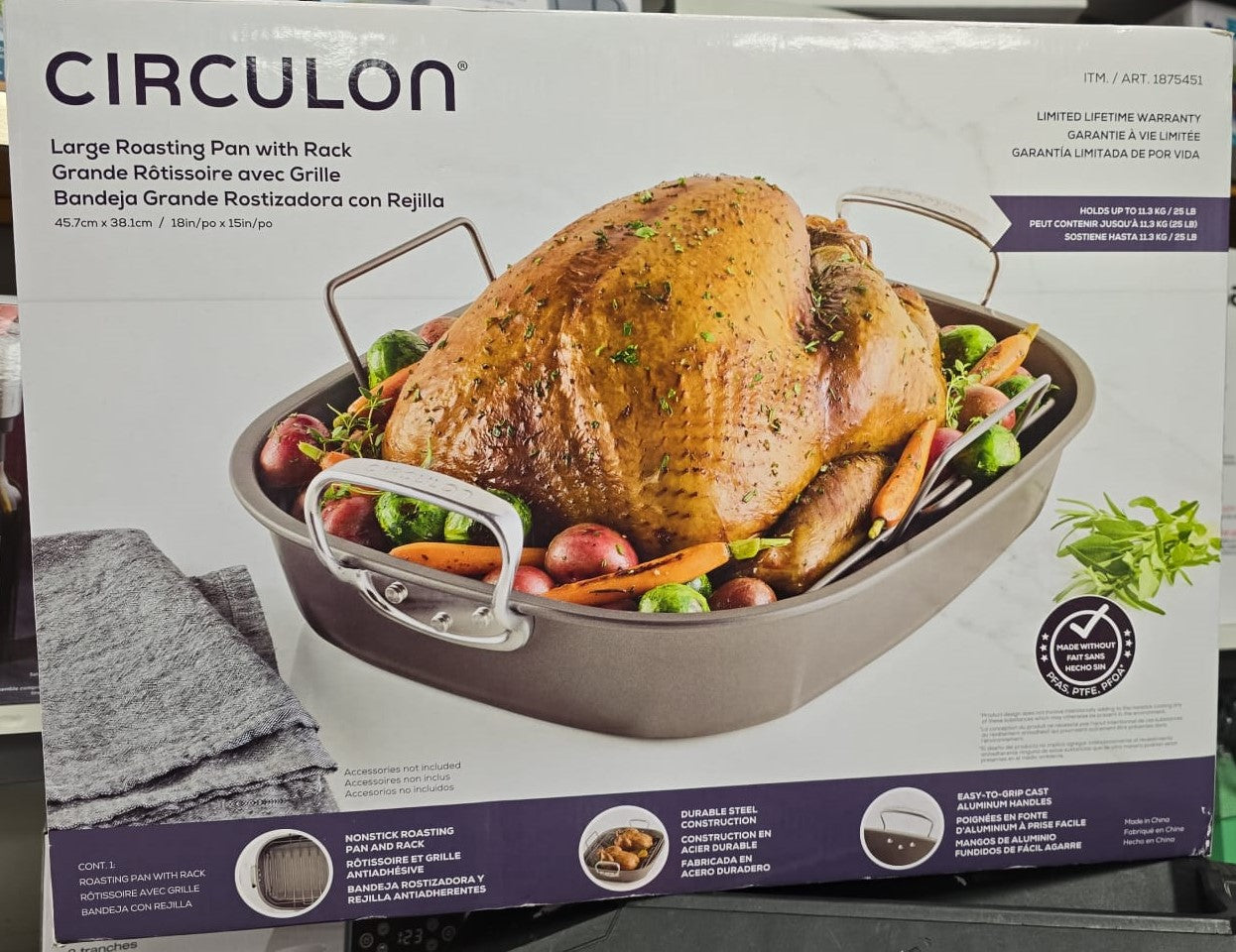 Circulon Roasting Pan with Rack