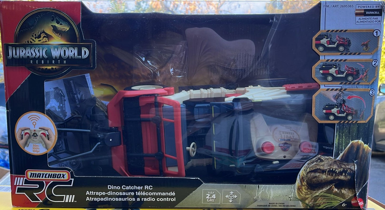 Matchbox Jurassic World Dino Catcher R/C