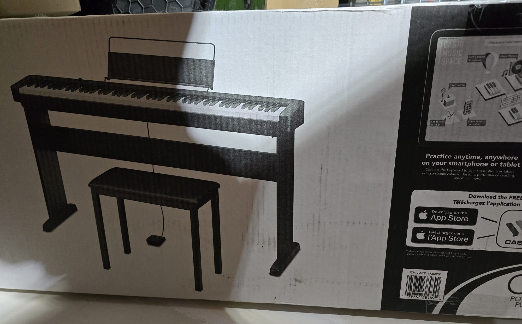 Casio Ultra Compact CSF-1 88 Note Digitial Piano