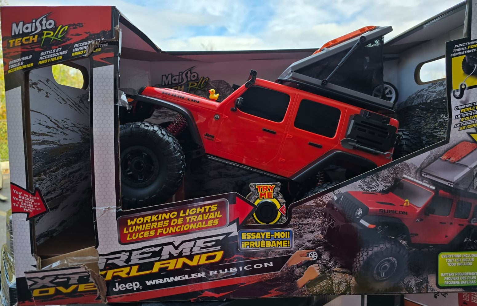 7.4V Remote Control Jeep Overlander - Red