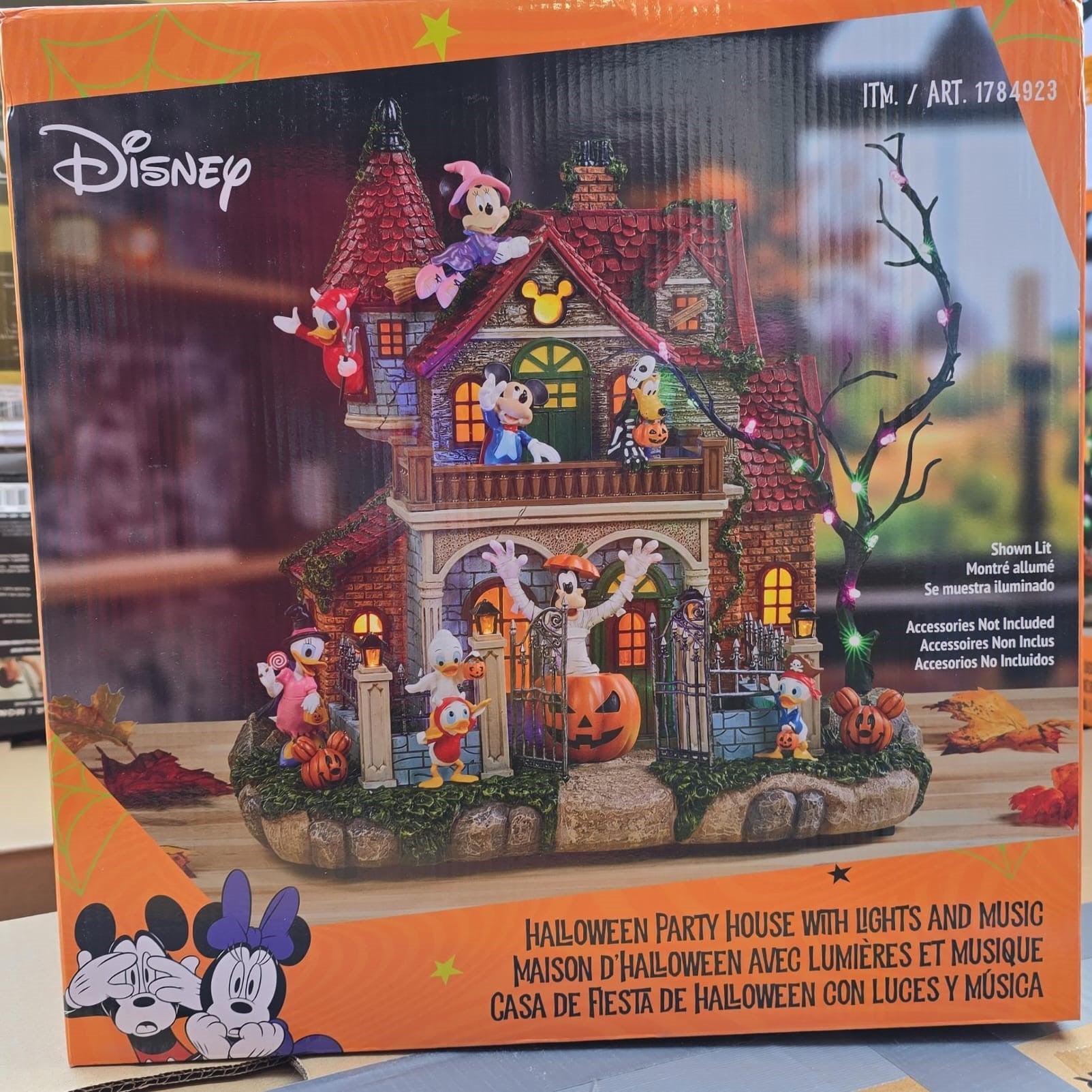 Disney Halloween Party House with Lights and Music